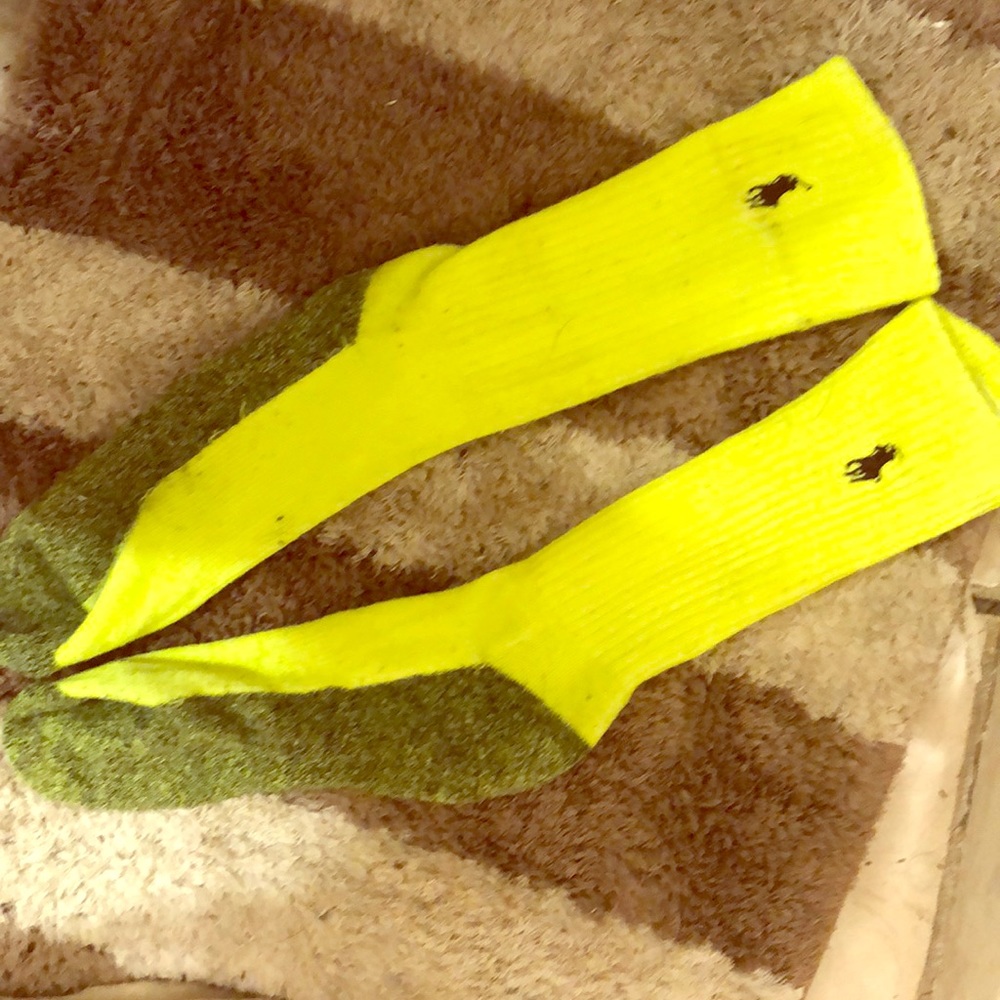 Green polo socks